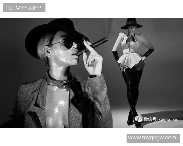 篮球明星优雅抽雪茄的迷人瞬间展现女性魅力与运动风采